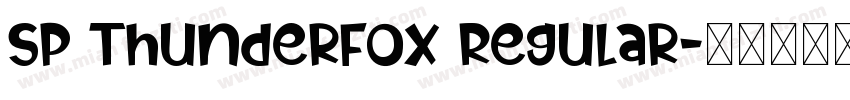 SP ThunderFox Regular字体转换